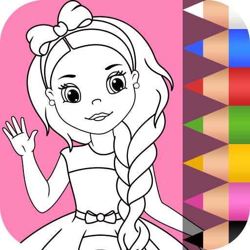 Princess Coloring Book 2  Icon