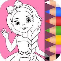 Раскраски для детей: принцессы 2