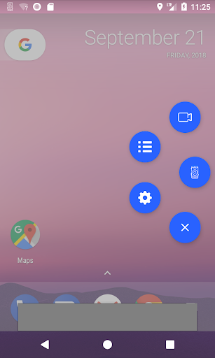 Android application Screen Recoder screenshort