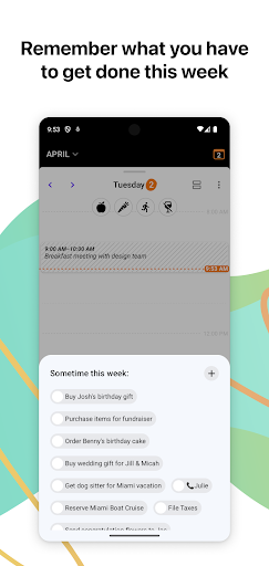 Screenshot of HEY Calendar