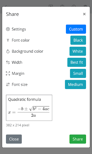 TeXEditor LaTeX Math Flashcard Screen 2
