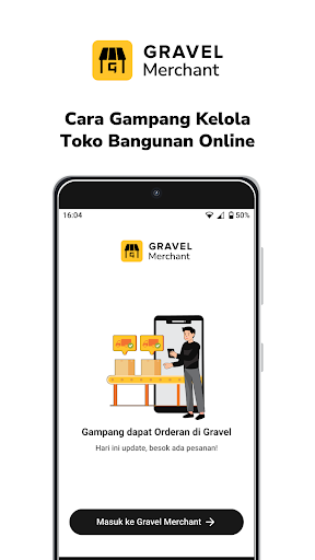 Android application Gravel Merchant screenshort