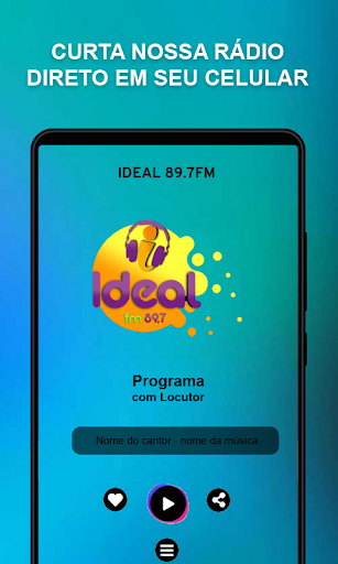 Android application ideal 89.7fm screenshort