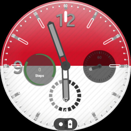 Indonesia Flag Watchface Screen 2