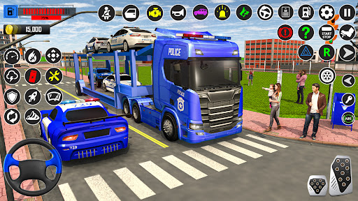US Police-Car Transport Trucks Screen 2