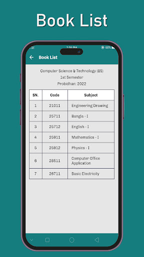 Diploma Engineering Book List Screen 3