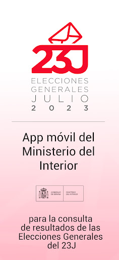 Android application 23J Elecciones Generales 2023 screenshort