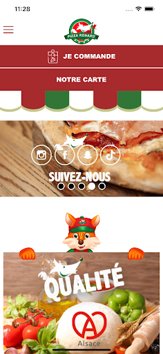 Android application Pizza Renard screenshort