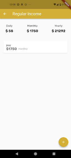 ADHD CashControl Screen 2