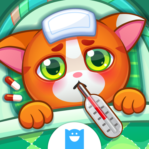 meu jogo de hospital de animais de estimação de simulador de gato fofo -  jogue uma aventura virtual gratuita de hospital de gato e  gatinho::Appstore for Android