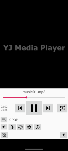 Android application YJ Media Player screenshort