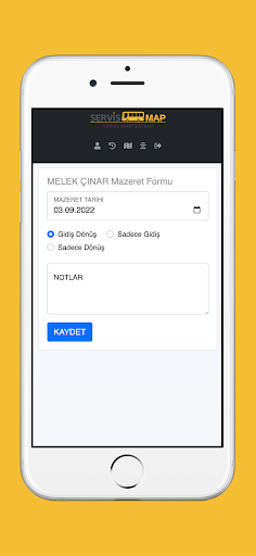 Servis Map Screen 3
