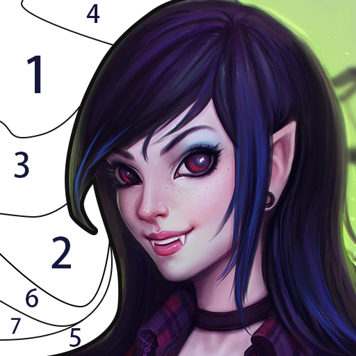 Vampire Paint by Number logo