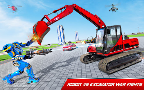 Excavator Robot Car Game: Dino 1.5.0 screenshots 22
