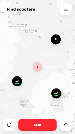 Android application RScooter screenshort