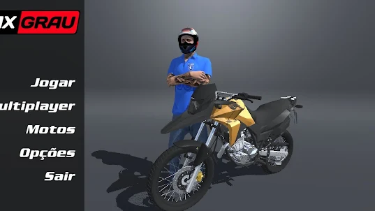 Motorcycle MX Grau