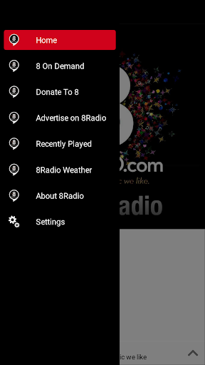 8Radio.com Live Screen 2