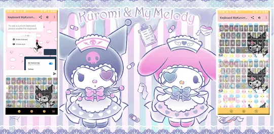 Kuromi Melody Keyboard Themes