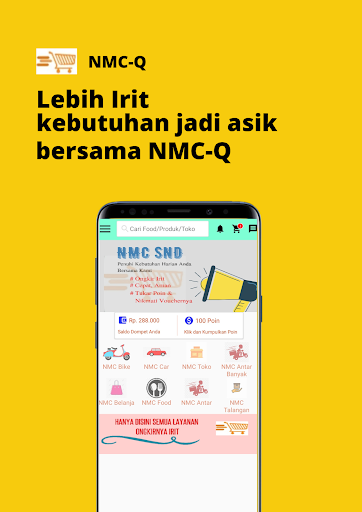 NMC-Q Ojek & Belanja Online Screen 2
