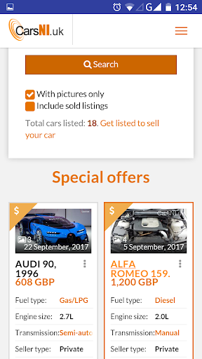 CarsNI.uk Screenshot 2 - AppWisp.com