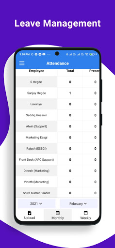 Attendance - KloudERP