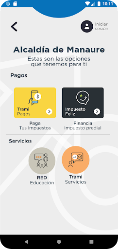 Trami App Manaure Screen 2