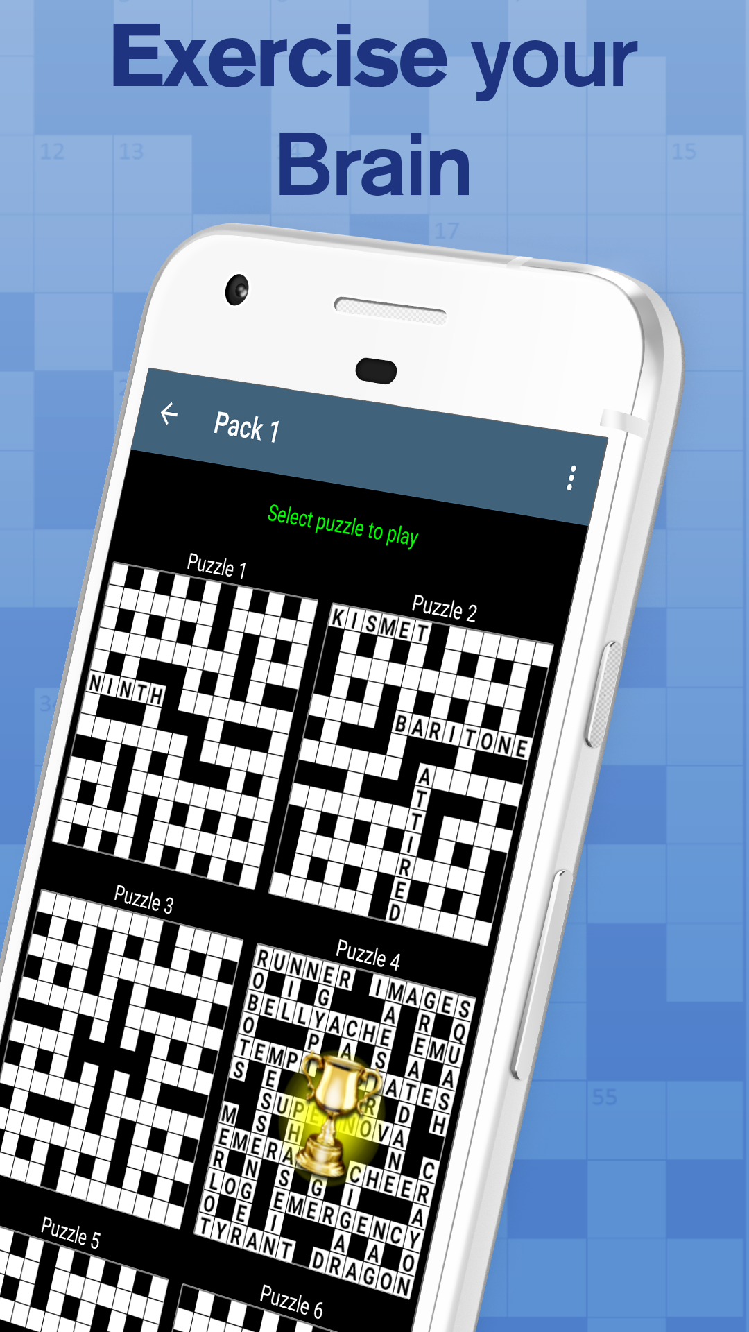 Android application Crossword screenshort