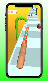 Longer Nails Art Stack Rush 3D Varies with device APK screenshots 1