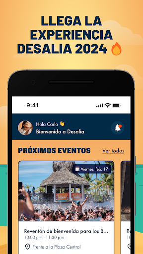 Android application VIVE AHORA screenshort