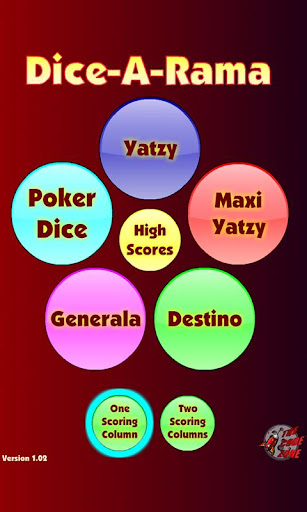 Dice-A-Rama Screen 2