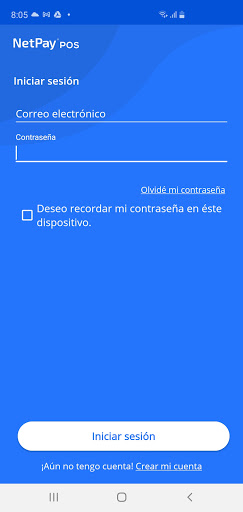 Android application NetPay POS screenshort