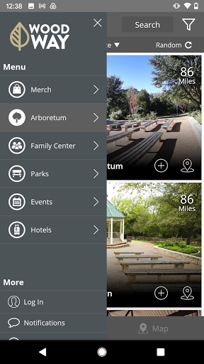 Android application Discover Woodway screenshort