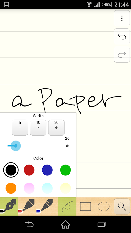 Handwriting memo "a Paper" - 1.3.3 - (Android)