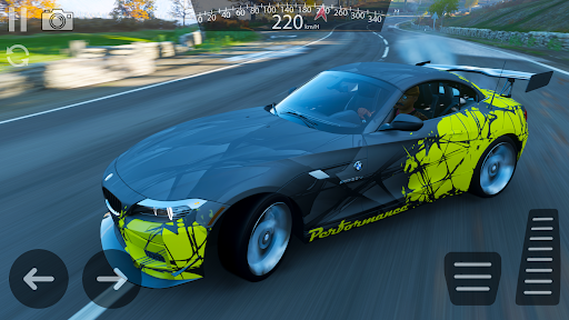 Android application Drive BMW Z4 GT Race Simulator screenshort
