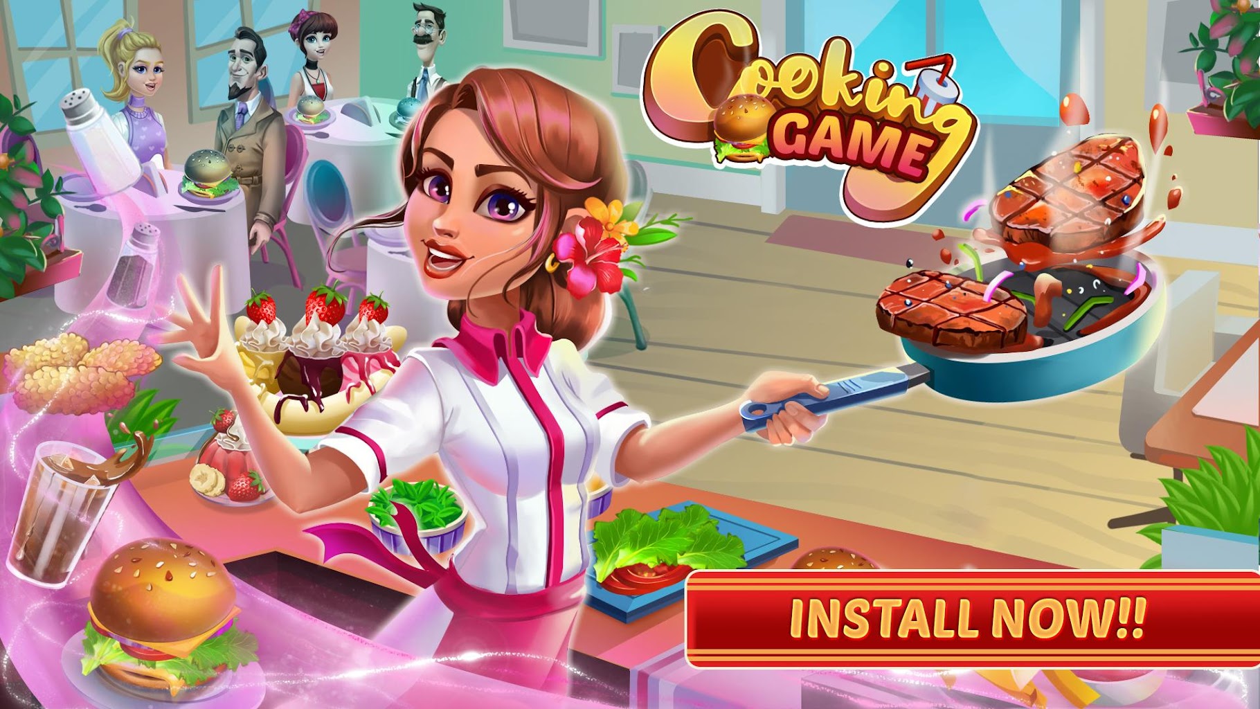 Juegos De Cocina Para Chicas Restaurant Fever Joy Para Android Apk Descargar