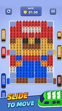 Game screenshot Subway Sort - Block Puzzle Jam mod apk
