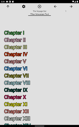 Book, The Voyage Out Screen 3