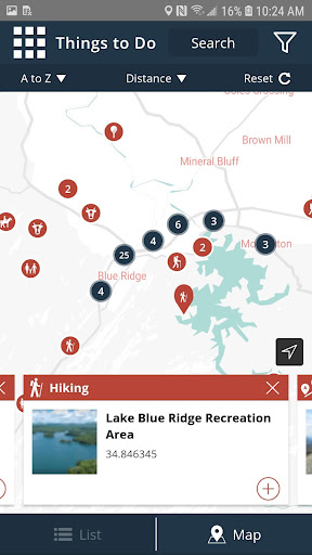 Screenshot of Visit Blue Ridge GA!