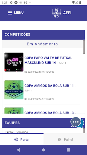 Associação Futsal Itatiba Screen 2