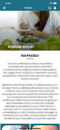 Android application Conosci te stesso screenshort