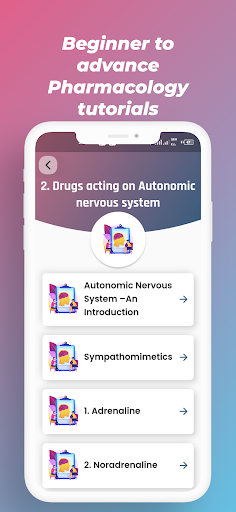 Screenshot of Learn Pharmacology (Offline)