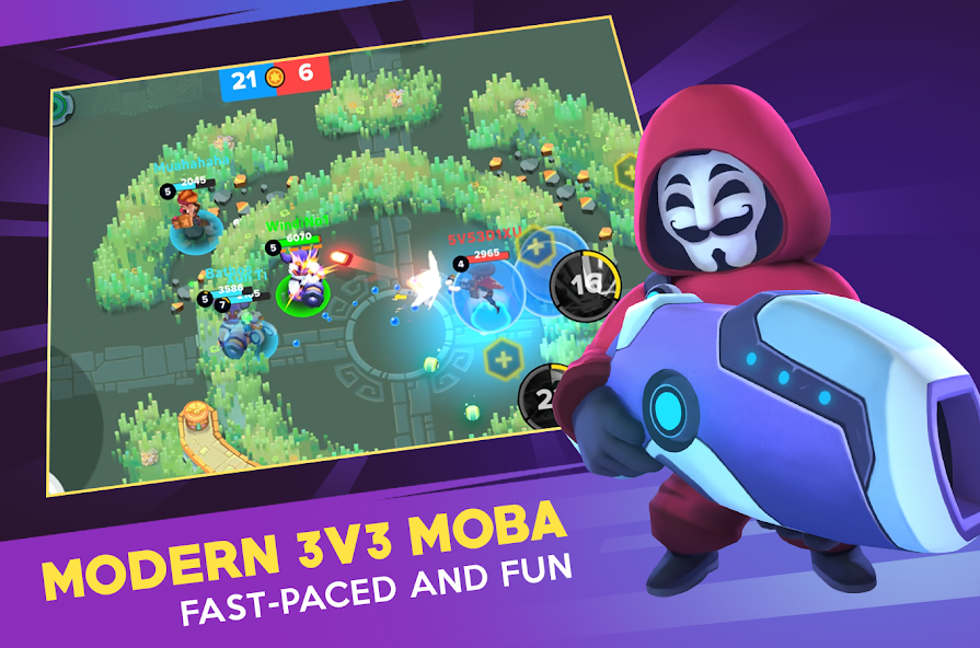 Heroes Strike Offline - MOBA & Battle Royale 92 APK + Мод (Unlimited money) за Android