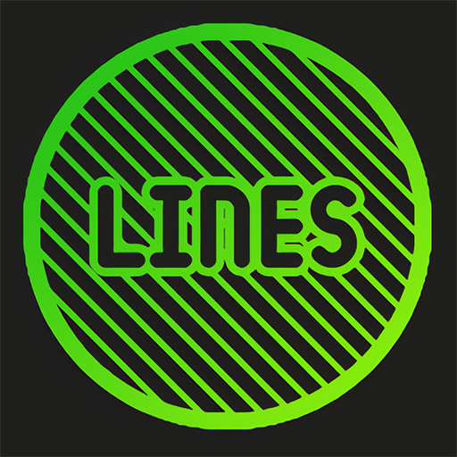 Lines Circle - Neon Icon Pack 61 Icon