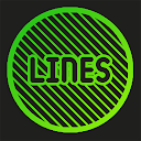 Lines Circle - Neon Icon Pack