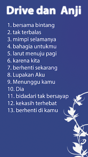 Android application Kumpulan Anji plus lirik screenshort