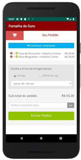 Fornalha de Ouro Pizzaria Screen 3