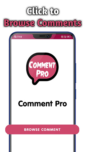 Android application Comments for photos screenshort