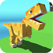 Blocky Dino Park T-Rex Rampage Mod apk son sürüm ücretsiz indir