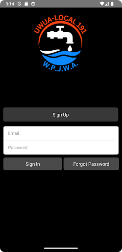 Android application UWUA Local 191 screenshort