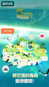 森林小島: 療癒放置型遊戲